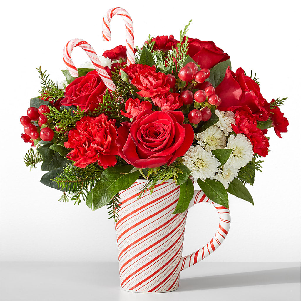 Peppermint Swirl Mug – ROY'S FLORIST, Winnipeg MB