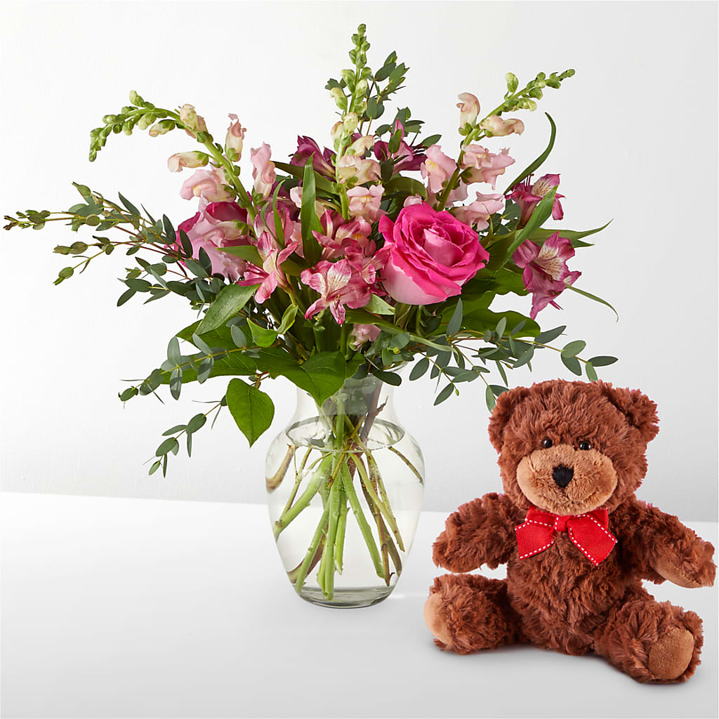 Happily Ever After Bouquet & Bear Set – ROY'S FLORIST, Winnipeg MB