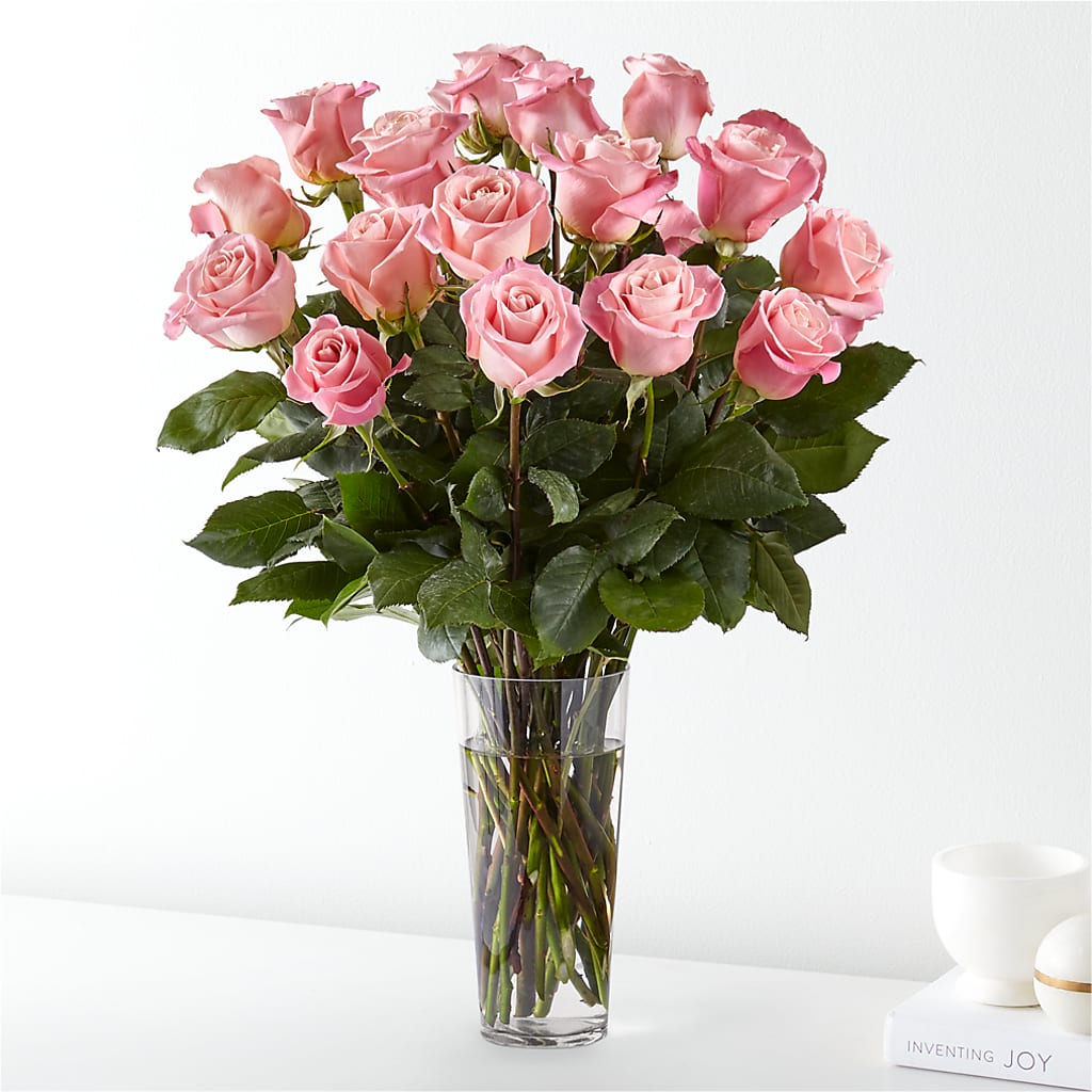 Long Stem Pink Rose Bouquet – ROY'S FLORIST, Winnipeg MB