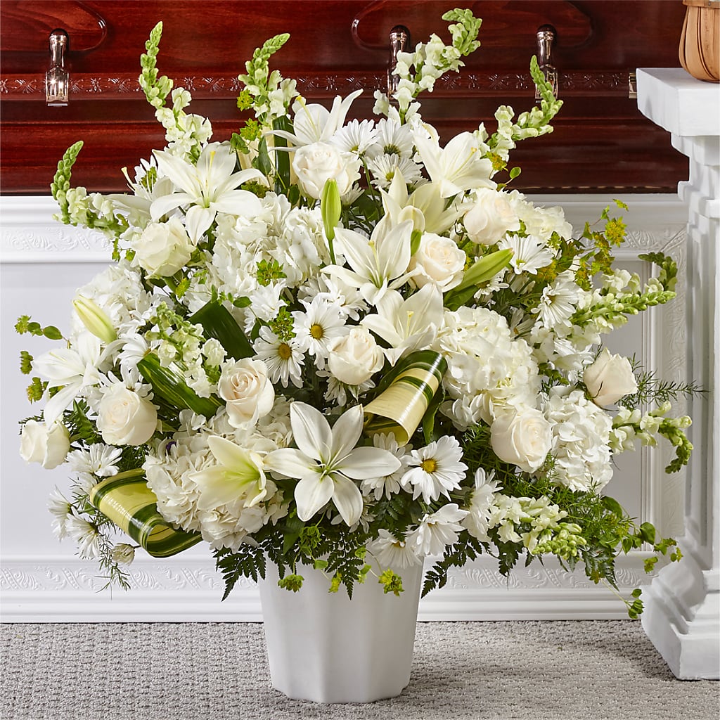 Thoughts of Tranquility Floor Basket – ROY'S FLORIST, Winnipeg MB