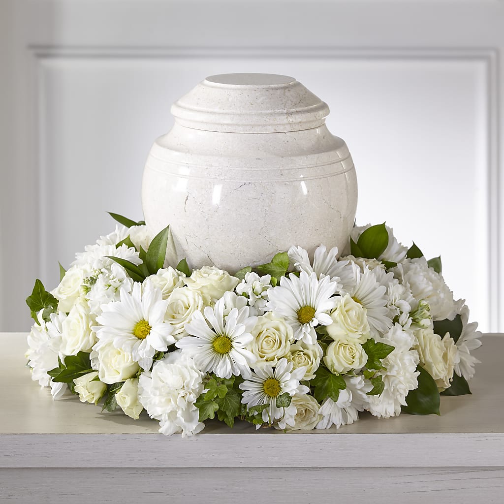 Ivory Gardens Cremation Adornment – ROY'S FLORIST, Winnipeg MB