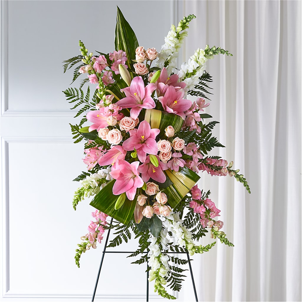 Elegant Embrace Standing Spray – ROY'S FLORIST, Winnipeg MB