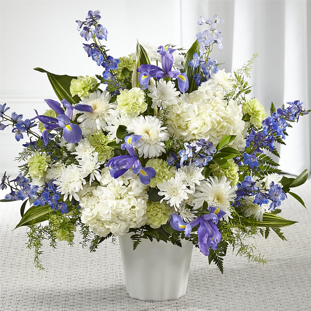 Soft Serenity Floor Basket – ROY'S FLORIST, Winnipeg MB