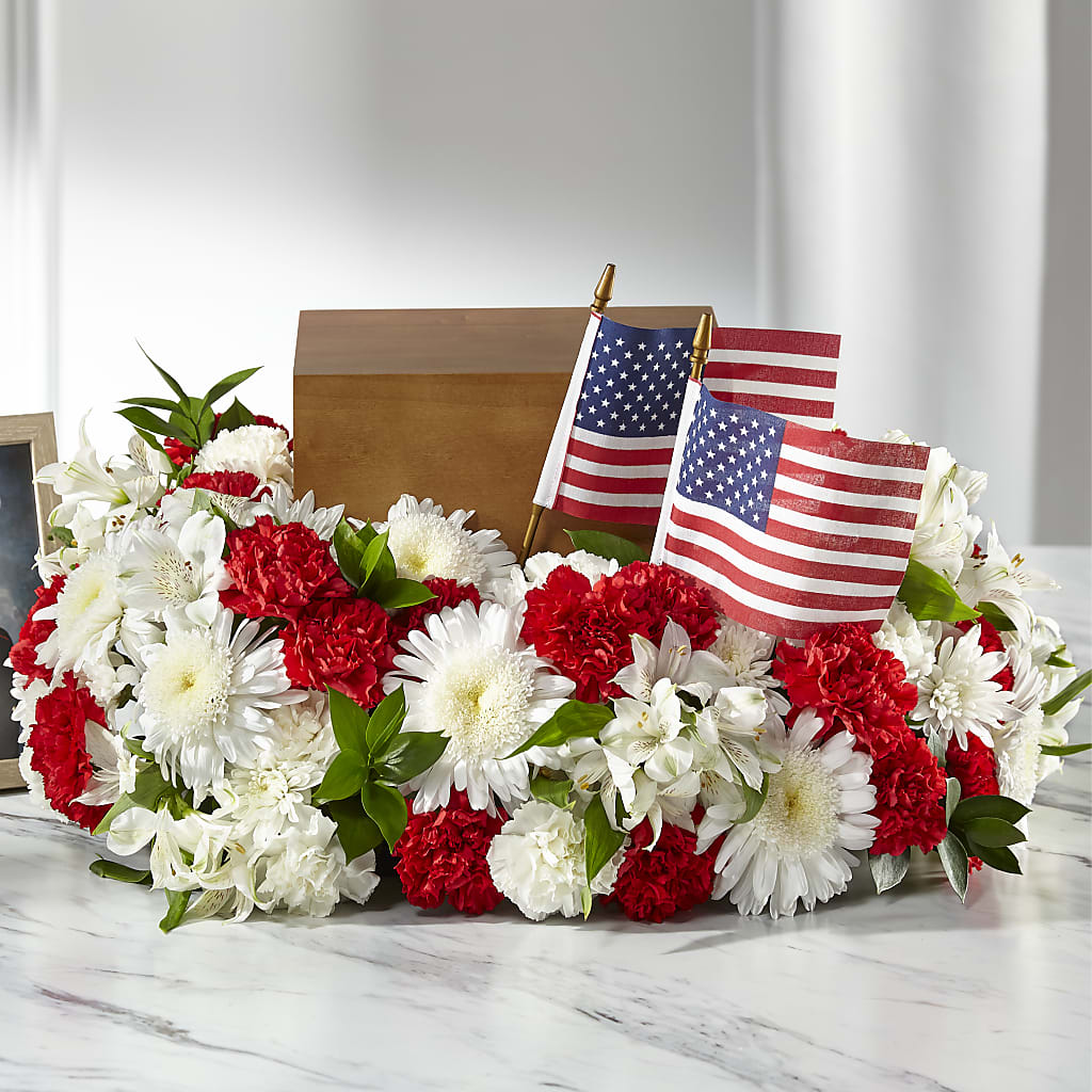 Spirit of Patriotism Cremation Adornment – ROY'S FLORIST, Winnipeg MB