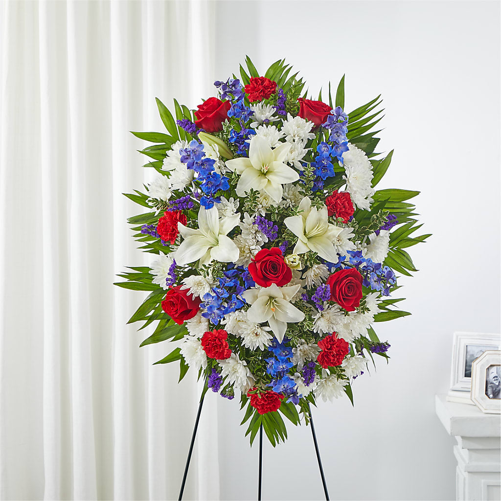 Cherished Service Standing Spray – ROY'S FLORIST, Winnipeg MB