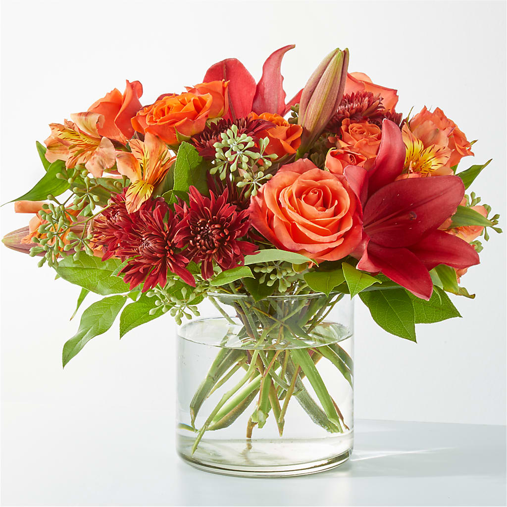 Crimson Leaves Bouquet – ROY'S FLORIST, Winnipeg MB