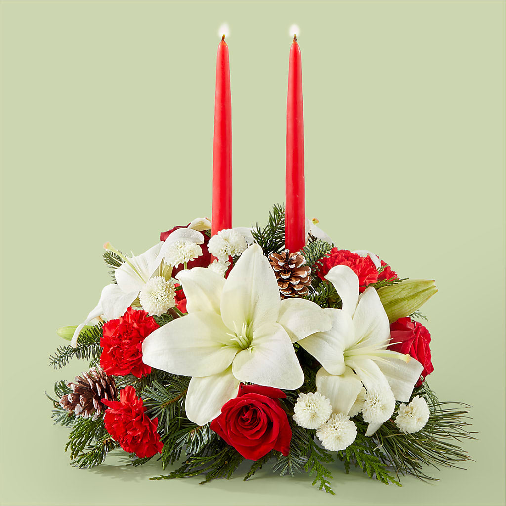 Seasonal Festivities Centerpiece – ROY'S FLORIST, Winnipeg MB