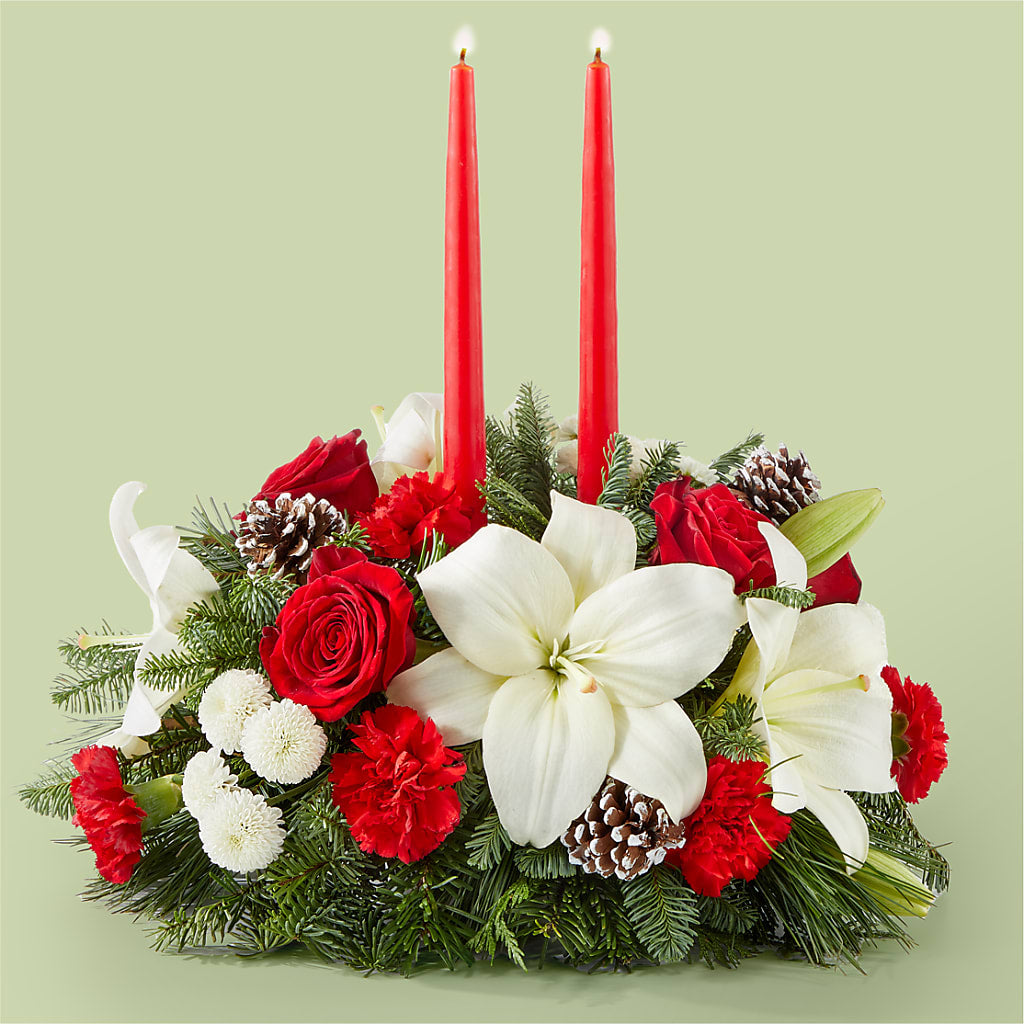 Seasonal Festivities Centerpiece – ROY'S FLORIST, Winnipeg MB