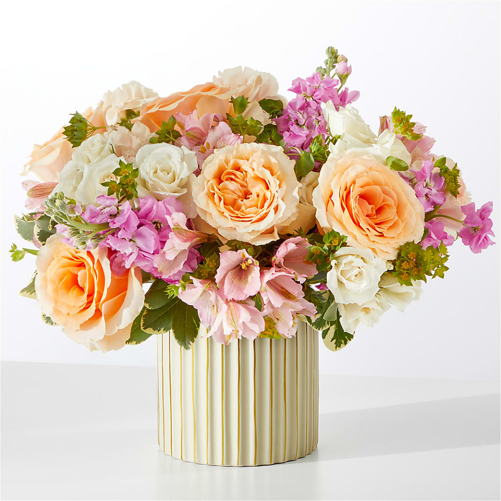 Paradise Bouquet with Ivory Vase – ROY'S FLORIST, Winnipeg MB