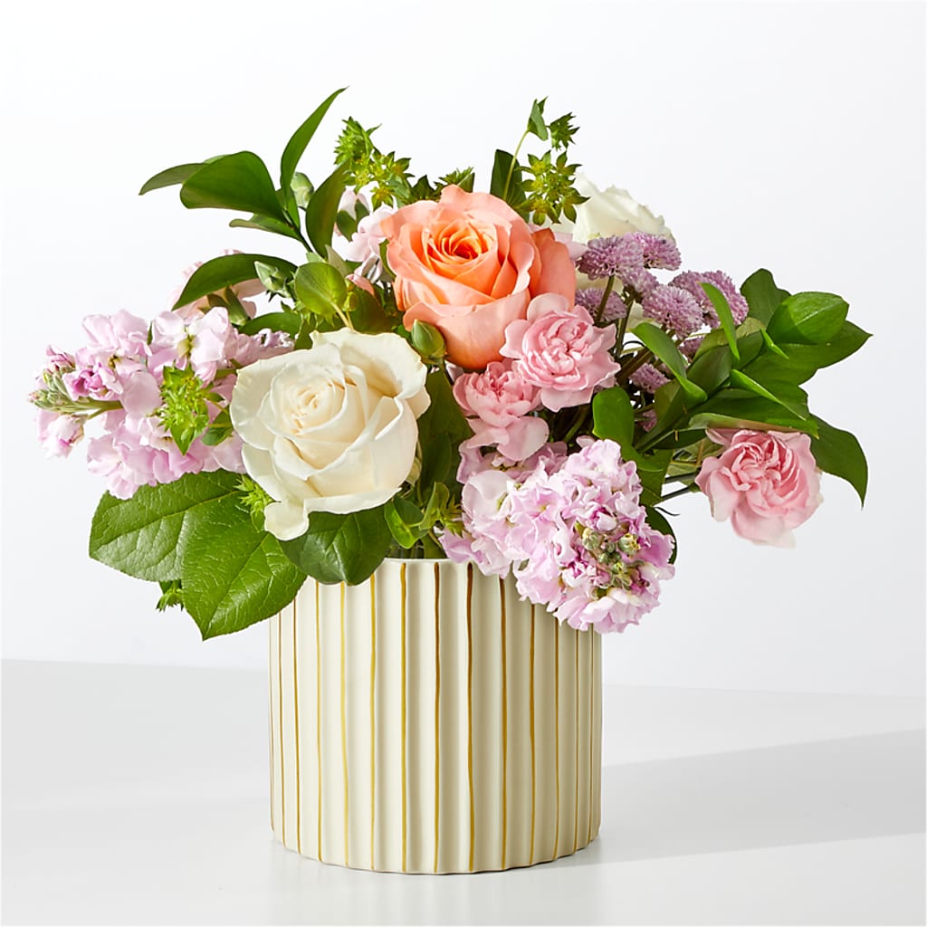 French Market Bouquet with Ivory Vase – ROY'S FLORIST, Winnipeg MB