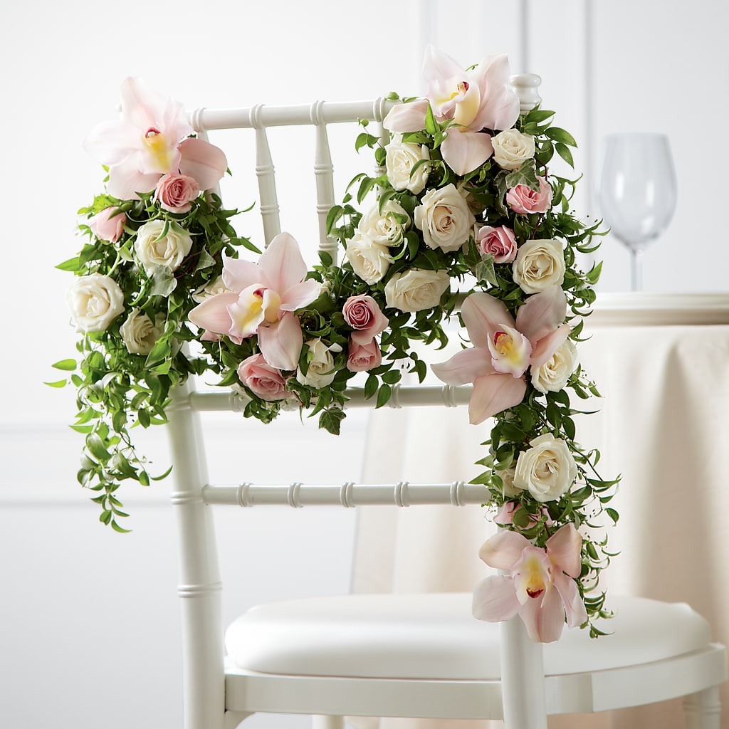 Orchid Rose Chair Décor – ROY'S FLORIST, Winnipeg MB