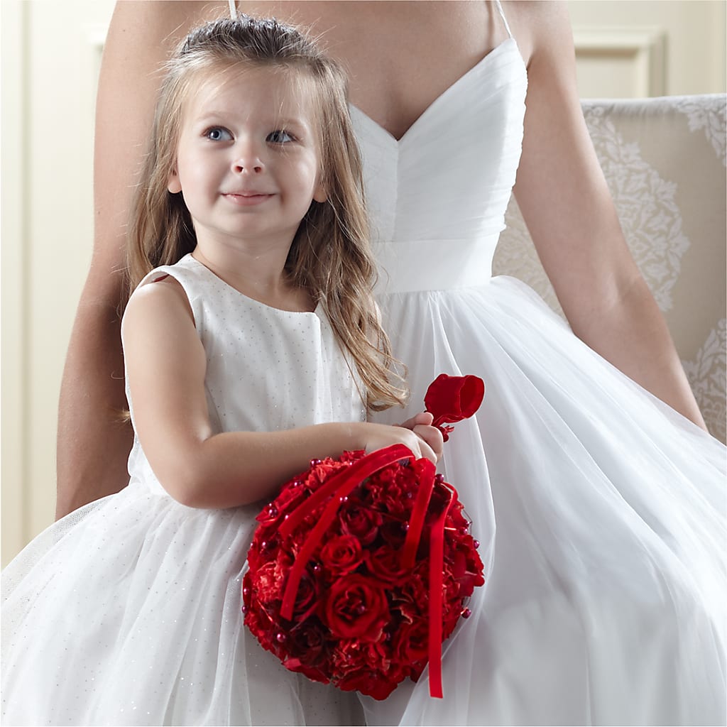 Pure at Heart Flower Girl Arrangement – ROY'S FLORIST, Winnipeg MB