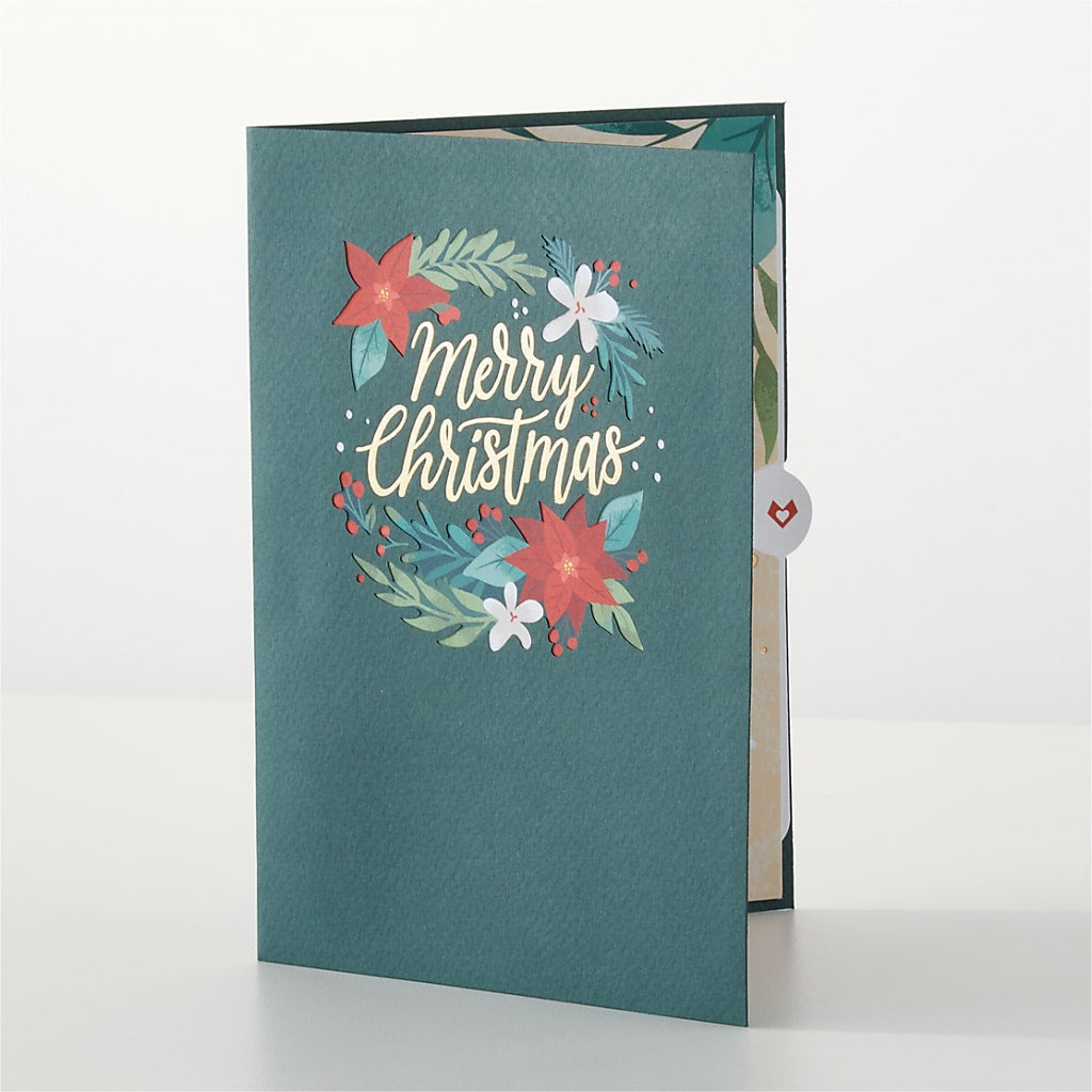 Happiest Holidays Poinsettia and Lovepop Card – ROY'S FLORIST, Winnipeg MB