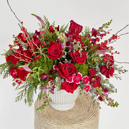 Big Red Bow Bouquet – ROY'S FLORIST, Winnipeg MB