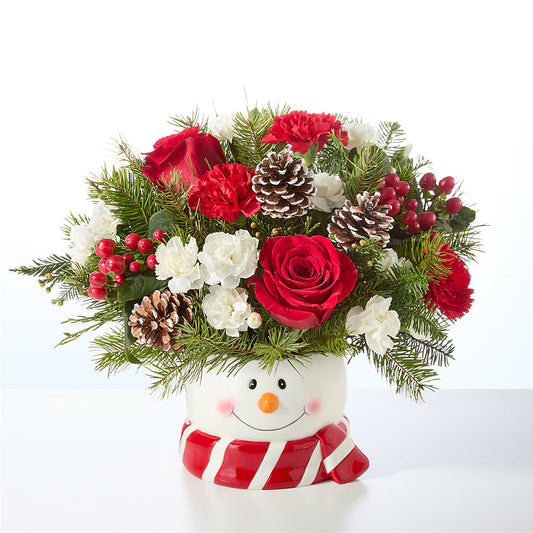 Jolly Snowman Bouquet – ROY'S FLORIST, Winnipeg MB
