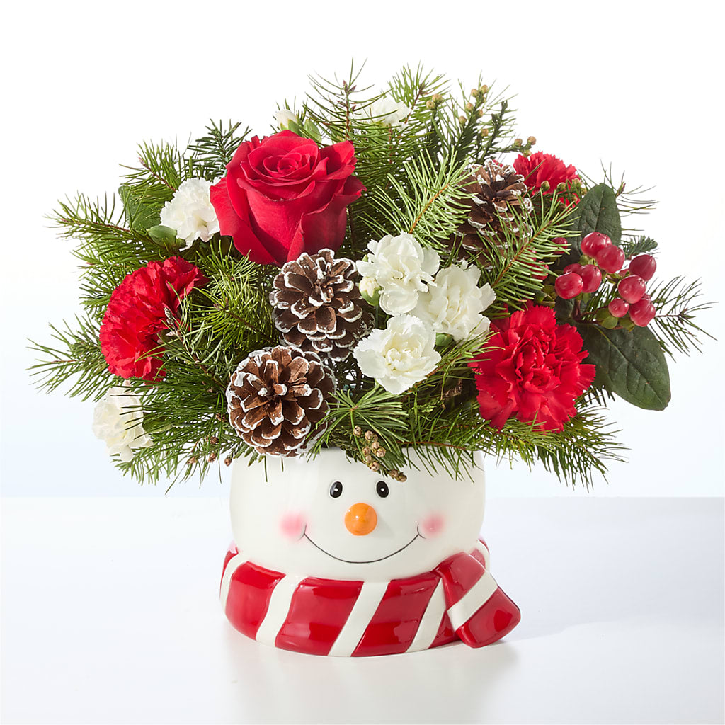 Jolly Snowman Bouquet – ROY'S FLORIST, Winnipeg MB