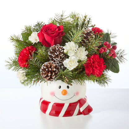 Jolly Snowman Bouquet – ROY'S FLORIST, Winnipeg MB