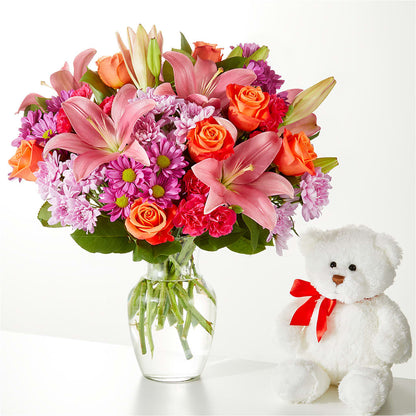 One and Only Bouquet and Bear Bundle – ROY'S FLORIST, Winnipeg MB