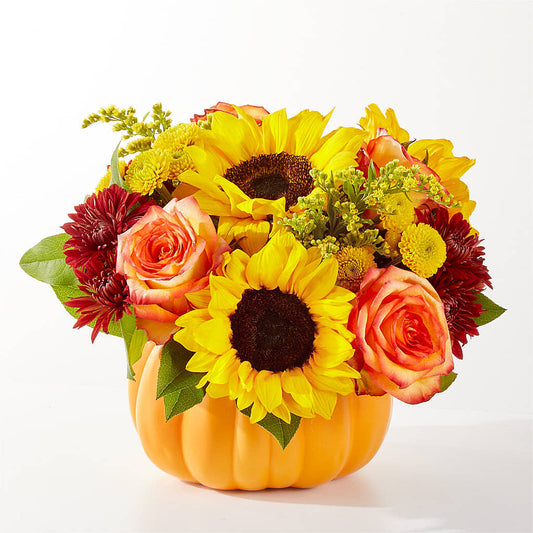 Golden Gourd Pumpkin Bouquet – ROY'S FLORIST, Winnipeg MB