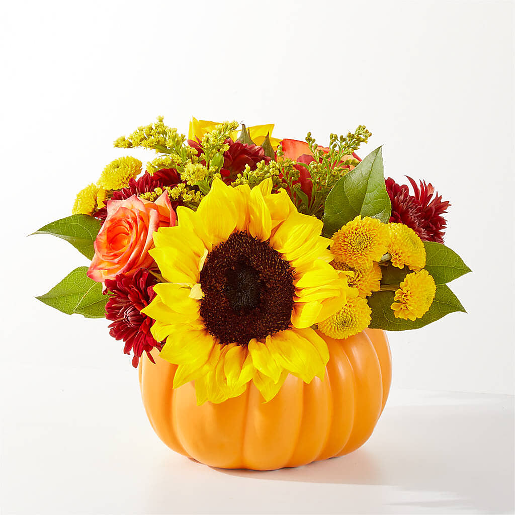 Golden Gourd Pumpkin Bouquet – ROY'S FLORIST, Winnipeg MB