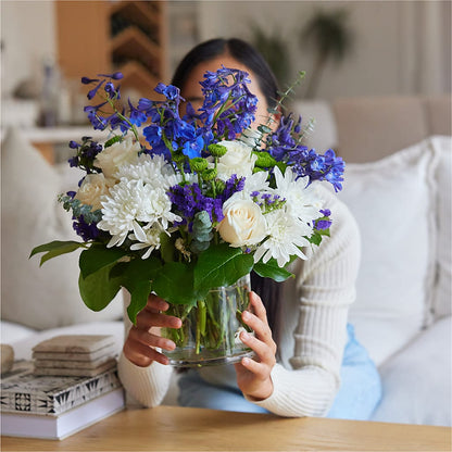 Cerulean Waves Bouquet – ROY'S FLORIST, Winnipeg MB