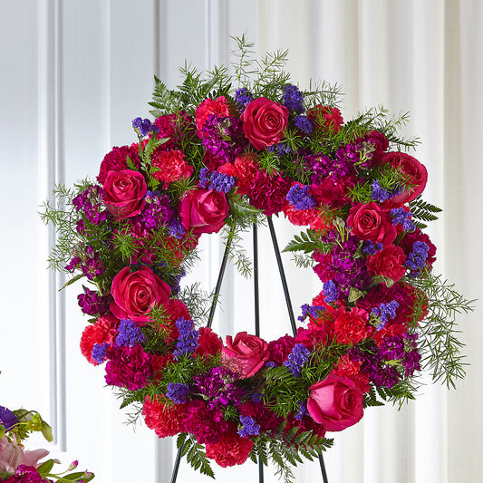 Calming Colors Wreath – ROY'S FLORIST, Winnipeg MB