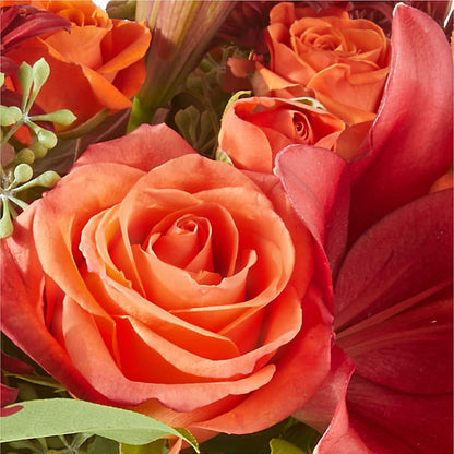 Crimson Leaves Bouquet – ROY'S FLORIST, Winnipeg MB