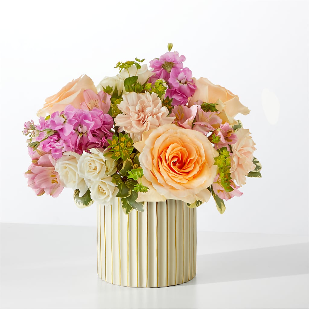 Paradise Bouquet with Ivory Vase – ROY'S FLORIST, Winnipeg MB