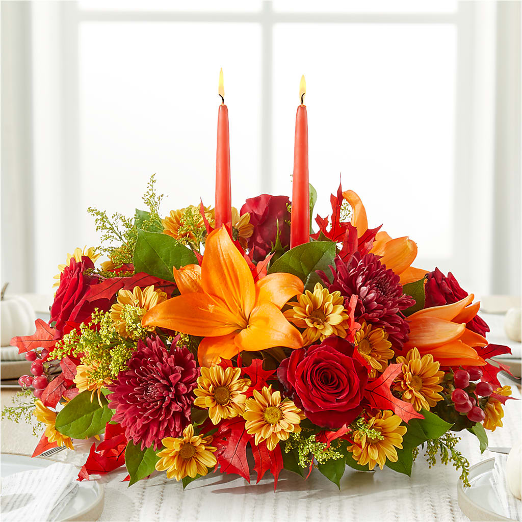Autumn's Embrace Centerpiece – ROY'S FLORIST, Winnipeg MB