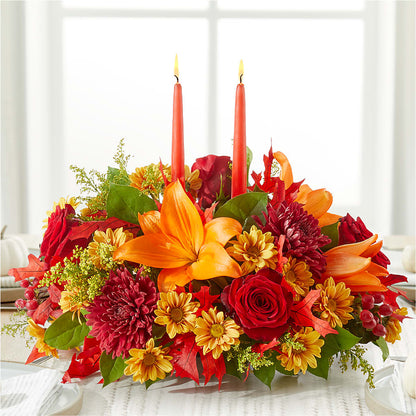 Autumn's Embrace Centerpiece – ROY'S FLORIST, Winnipeg MB